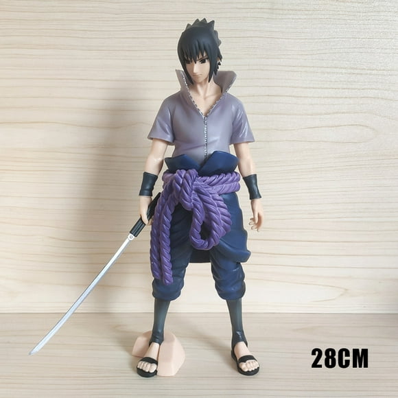 2pcs/Set Anime Figures 16cm Uzumaki Naruto Uchiha Sasuke PVC Action Figure Seven Generations of Naruto Model Toys 17cm Z-2020-11-10 Color : A, Size : 17cm 